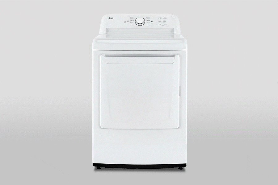 Pictures of LG 4.3 cu. ft. Capacity Top Load Washer with TurboDrum™ Technology and Impeller WT6100CW - Open Box and 7.3 cu. ft. Rear Control Vented Electric Energy Star Dryer with Sensor Dry DLE6100W - Open Box - Neu Appliance Outlet - Discount Appliance Outlet in Austin, Tx