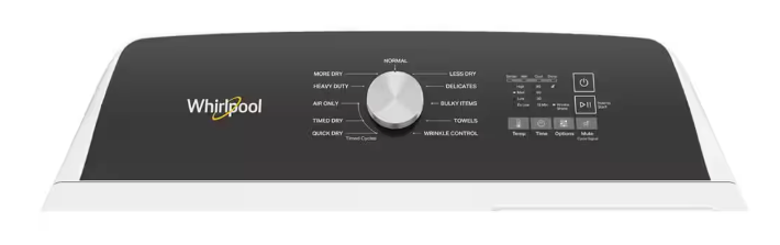 Pictures of 5.2–5.3 Cu. Ft. Whirlpool Top Load Washer in White with Removable Agitator WTW6157PW - Open Box and Whirlpool 7.0 cu. ft. Electric Dryer with Hamper Door WED5010LW - Open Box - Neu Appliance Outlet - Discount Appliance Outlet in Austin, Tx