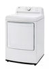 LG 4.3 cu. ft. Capacity Top Load Washer with TurboDrum™ Technology and Impeller WT6100CW - Open Box and 7.3 cu. ft. Rear Control Vented Electric Energy Star Dryer with Sensor Dry DLE6100W - Open Box
