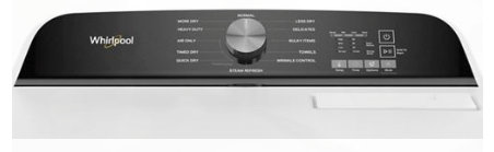 5.2–5.3 Cu. Ft. Whirlpool® Top Load Washer in White with Removable Agitator WTW6157PW - Open Box and 7.0 Cu. Ft. Whirlpool® Top Load Electric Dryer in White with Moisture Sensor WED6150PW - Open Box