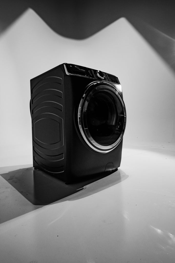 Pictures of GE Profile 5.3 cu. ft. Smart Front Load ENERGY STAR Washer with OdorBlock UltraFresh Vent System and Microban Technology in Sapphire Blue PFW870SPVRS - New in Box - Neu Appliance Outlet - Discount Appliance Outlet in Austin, Tx