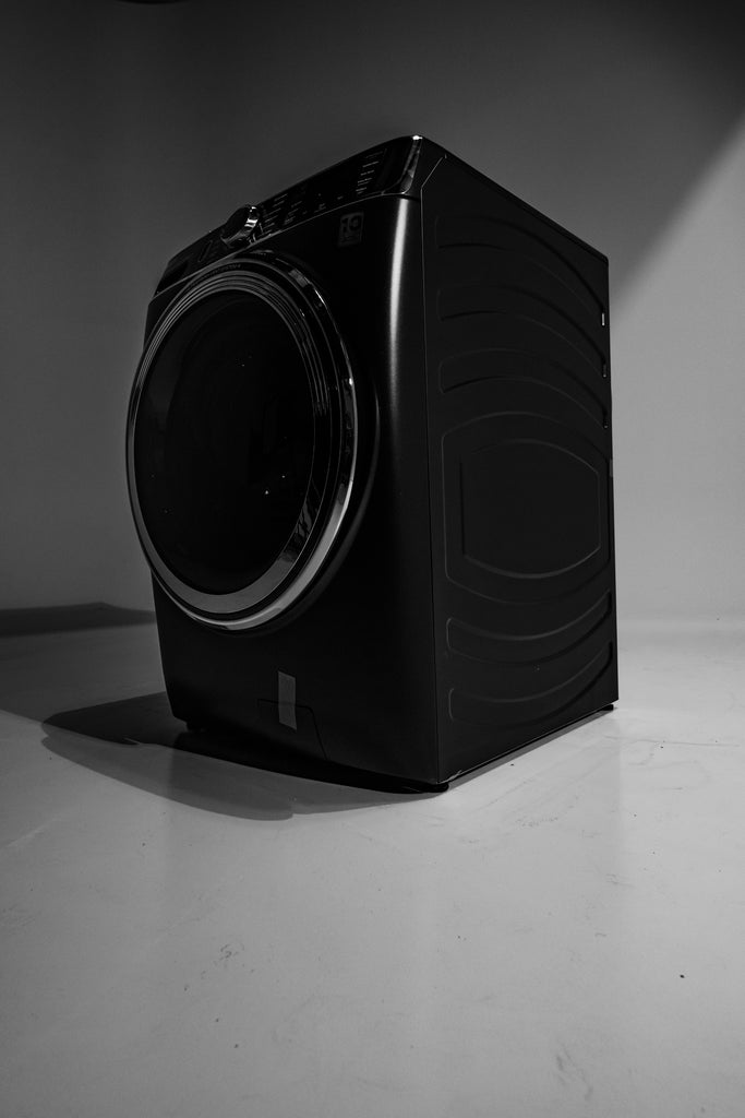 Pictures of GE Profile 5.3 cu. ft. Smart Front Load ENERGY STAR Washer with OdorBlock UltraFresh Vent System and Microban Technology in Sapphire Blue PFW870SPVRS - New in Box - Neu Appliance Outlet - Discount Appliance Outlet in Austin, Tx