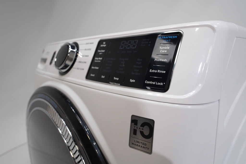 Pictures of GE ENERGY STAR 4.8 cu. ft. Capacity Smart Front Load Washer with UltraFresh Vent System with OdorBlock GFW550SSNWW - New in Box - Neu Appliance Outlet - Discount Appliance Outlet in Austin, Tx