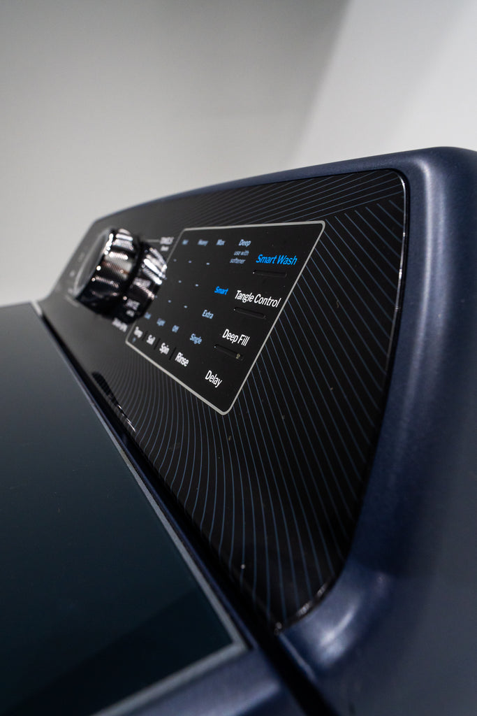 Pictures of GE Profile™ ENERGY STAR® 5.3 cu. ft. Capacity Washer with Smarter Wash Technology and Adaptive SmartDispense PTW805BPWRS - New in Box - Neu Appliance Outlet - Discount Appliance Outlet in Austin, Tx