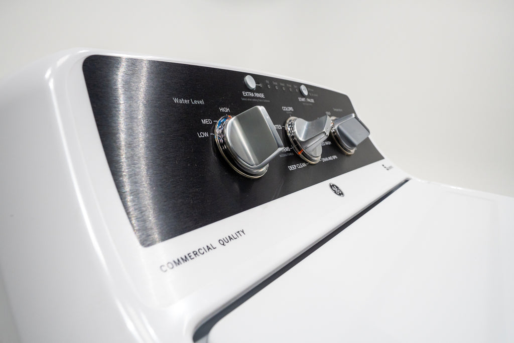 Pictures of GE® Commercial Quality 6.2 cu. ft. Capacity Electric Dryer with Up To 120 ft. Venting GE9870 - GTX52EASPWB - New in Box - Neu Appliance Outlet - Discount Appliance Outlet in Austin, Tx