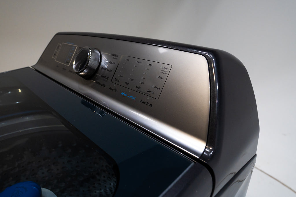 Pictures of GE Profile™ ENERGY STAR® 4.9 cu. ft. Capacity Washer with Smarter Wash Technology and FlexDispense™ PTW605BPRDG - New in Box - Neu Appliance Outlet - Discount Appliance Outlet in Austin, Tx