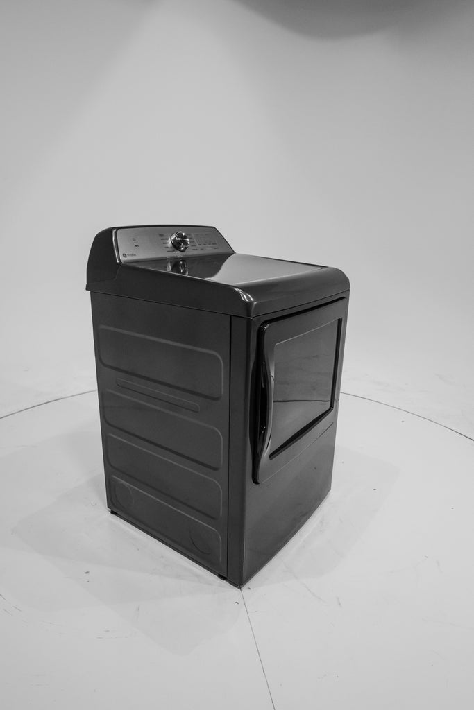 Pictures of GE Profile ENERGY STAR 7.4 cu. ft. Electric Dryer with 120 ft. Venting in Diamond Gray PTD60EBPRDG - New in Box - Neu Appliance Outlet - Discount Appliance Outlet in Austin, Tx