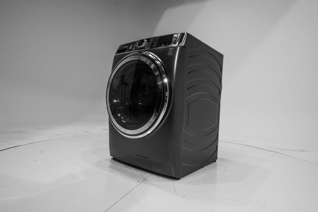 Pictures of GE Profile™ 5.5 cu. ft. Capacity Smart Front Load ENERGY STAR® Steam Washer with UltraFresh Vent System+ and Smart Wash & Smart Rinse PFW955SPWGN - New in Box - Neu Appliance Outlet - Discount Appliance Outlet in Austin, Tx