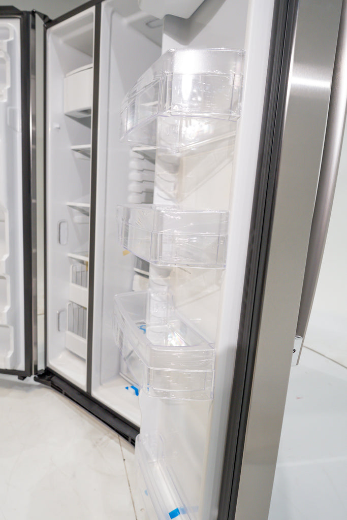 Pictures of GE 25.1 Cu. Ft. Fingerprint Resistant Side-By-Side Refrigerator GSS25IYN - New in Box - Neu Appliance Outlet - Discount Appliance Outlet in Austin, Tx