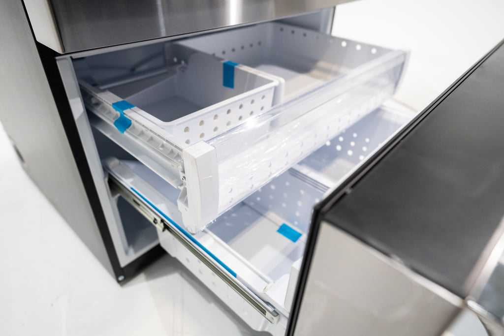 Pictures of GE Profile™ ENERGY STAR® 29 Cu. Ft. Smart Fingerprint Resistant 4-Door French-Door Refrigerator with Door In Door PGD29BYTFS - New in Box - Neu Appliance Outlet - Discount Appliance Outlet in Austin, Tx