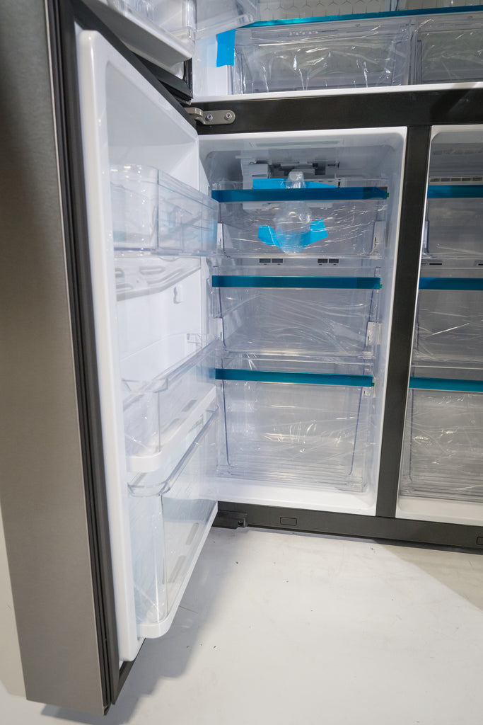 Pictures of GE Profile ENERGY STAR® 22.9 Cu. Ft. Counter-Depth Quad-Door Refrigerator with Dual-Dispense AutoFill Pitcher and Door in Door PHD23BYWFS - New in Box - Neu Appliance Outlet - Discount Appliance Outlet in Austin, Tx