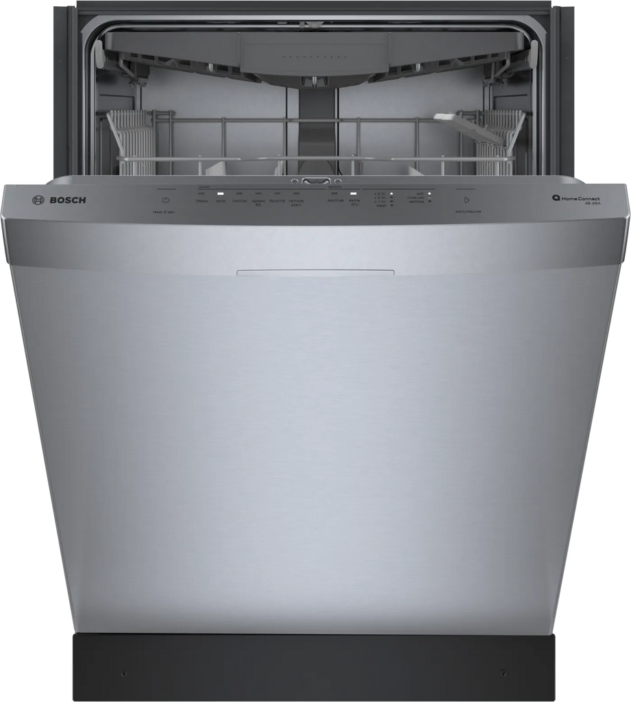Pictures of Bosch 300 Series 24 in. Top Control Tall Tub Scoop Handle Dishwasher in Stainless Steel with 3rd Rack, Stainless Steel Tub, and 46 dBA WRS315SDHZ - Open Box - Neu Appliance Outlet - Discount Appliance Outlet in Austin, Tx