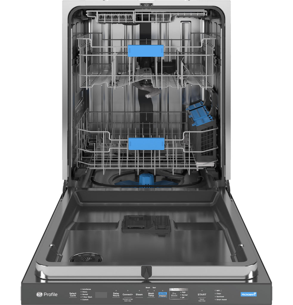 Pictures of GE Profile™ ENERGY STAR Smart UltraFresh System Dishwasher with Microban™ Antimicrobial Technology with Deep Clean Washing 3rd Rack, 39 dBA PDP795SYVFS - New in Box - Neu Appliance Outlet - Discount Appliance Outlet in Austin, Tx