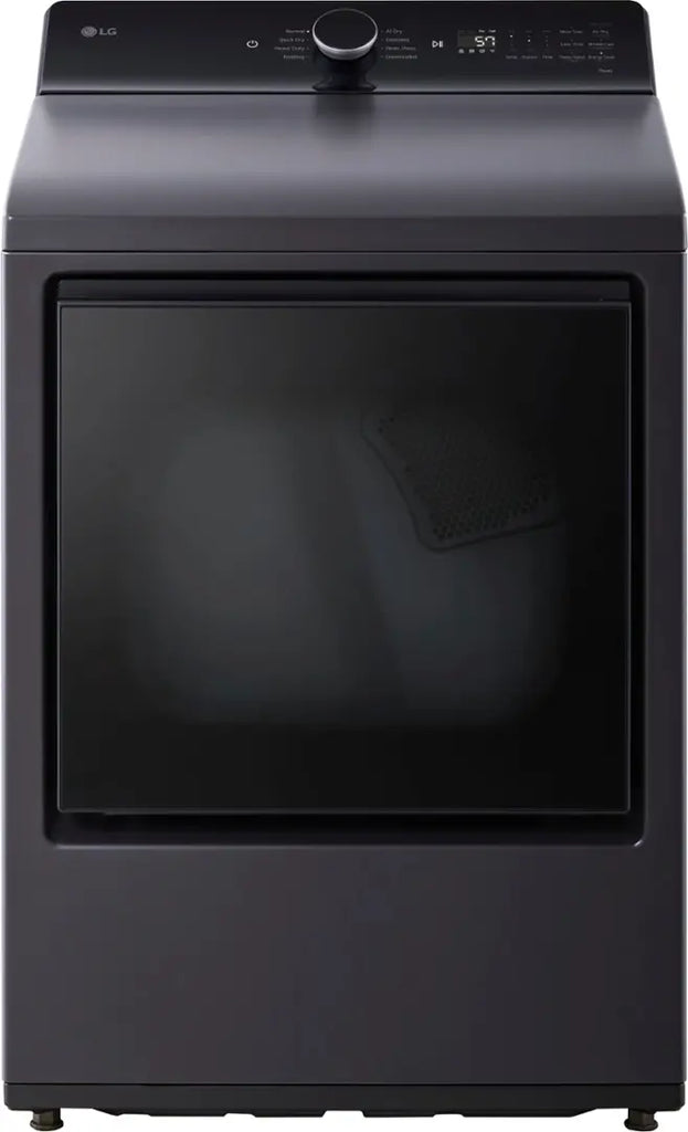 Pictures of LG 5.3 cu. ft. Smart Top Load Washer with 4-Way® Agitator, TurboWash3D Technology, and AI Sensing EasyUnload™ WT8405CB - New in Box and LG 7.3 cu. ft. Rear Control Electric Dryer with LG EasyLoad™ Door and AI Sensing DLE8400BE - New in Box - Neu Appliance Outlet - Discount Appliance Outlet in Austin, Tx