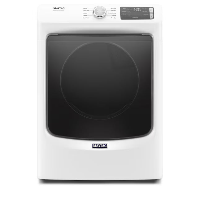 Maytag Front Load 7.3 Cu. Ft. Electric Dryer with Extra Power and Quick Dry Cycle 22133SD195 - MED5630HW - Scratch & Dent (Minor)