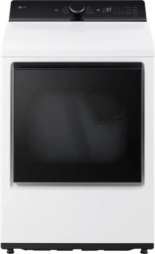 Pictures of LG 5.5 cu. ft. Mega Capacity Top Load Washer with Impeller in Alpine White WT8400CW - New in Box and LG Energy Star Certified 7.3 cu. ft. Ultra Large Capacity Rear Control Electric Dryer with LG EasyLoad™ Door and AI Sensing DLE8400WE - New in Box - Neu Appliance Outlet - Discount Appliance Outlet in Austin, Tx