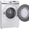 Pictures of Samsung 7.5 cu. ft. Front Load Electric Dryer with Smart Care in White DVE45T6000W - Scratch and Dent (Moderate) - Neu Appliance Outlet - Discount Appliance Outlet in Austin, Tx