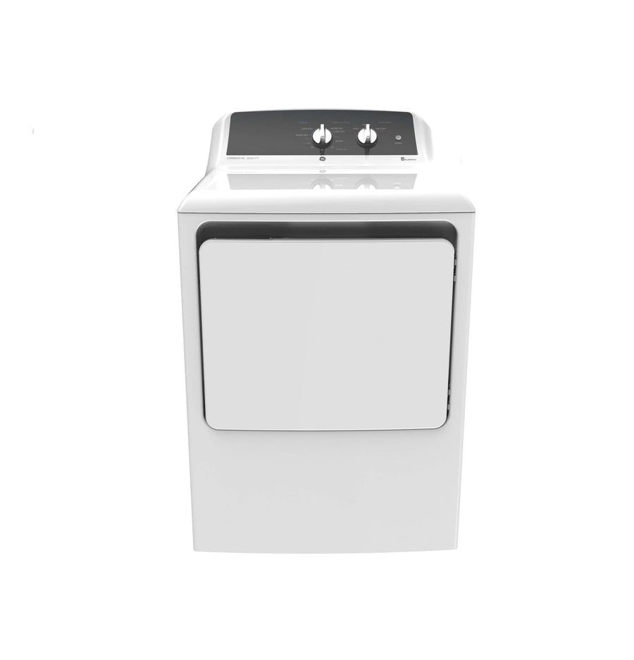 GE® Commercial Quality 6.2 cu. ft. Capacity Electric Dryer with Up To 120 ft. Venting GE9870 - GTX52EASPWB - New in Box