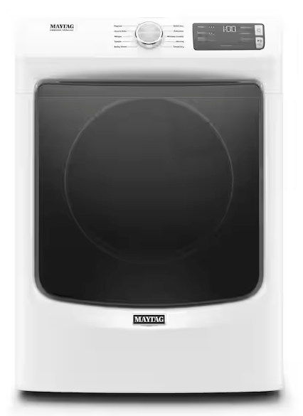 Maytag 4.5 cu. ft. Front Load Washer with Extra Power and 12-Hr Fresh Spin™ Option MHW5630HW - Scratch & Dent (Moderate) and Maytag 7.3 cu. ft. Front Load Gas Dryer with Extra Power and Quick Dry Cycle MGD5630HW - Scratch & Dent (Minor)