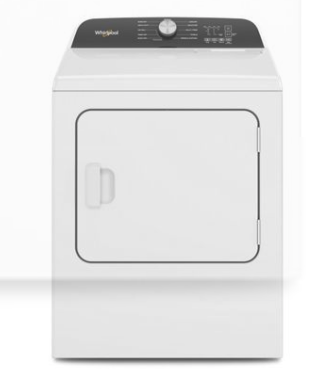 Whirlpool Top Load 4.7 Cu. Ft. Washer in White with 2-in-1 Removable Agitator WTW5057LW - Scratch & Dent - Minor and Whirlpool 7.0 cu. ft. Electric Dryer with Hamper Door 16247 - WED5010LW - Open Box