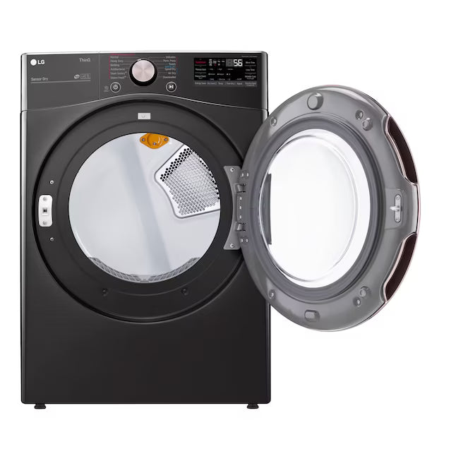 LG Front Load 4.5 Cu. Ft. Washer with TurboWash 360 Technology WM4000HBA - Scratch & Dent (Minor) and LG Smart Wi-Fi Enabled Front Load Electric 7.4 Cu. Ft. Dryer with TurboSteam 16265 - DLEX4000B - Scratch & Dent (Moderate)