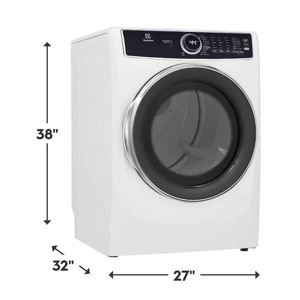 Pictures of Electrolux 8.0 Cu. Ft. 500 Series Electric Dryer ELFE7537AW - Scratch & Dent (Minor) - Neu Appliance Outlet - Discount Appliance Outlet in Austin, Tx