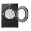 Pictures of LG Black Steel Smart Wi-Fi Enabled Front Load Electric 7.4 Cu. Ft. Dryer with TurboSteam and Built-In Intelligence DLEX4000B - New in Box - Neu Appliance Outlet - Discount Appliance Outlet in Austin, Tx