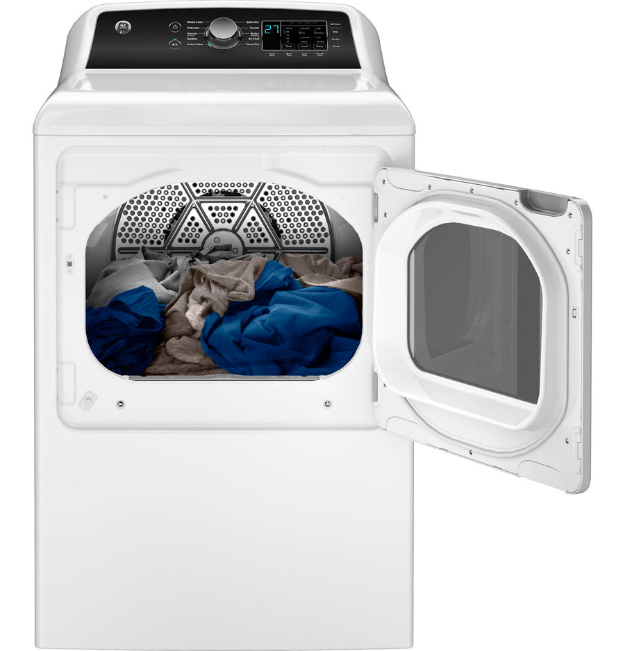 GE Electric 7.4 Cu. Ft. Front Load Dryer with Sensor Dry in White GTD58EBSVWS - Certified Refurbished
