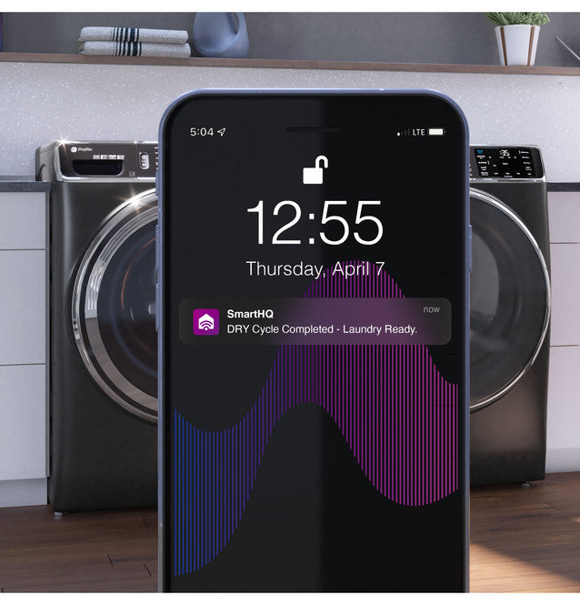 Pictures of GE Profile Smart Front Load Electric 7.8 Cu. Ft. Capacity Dryer with Steam and Sanitize Cycle PFD87ESPVRS - New in Box - Neu Appliance Outlet - Discount Appliance Outlet in Austin, Tx