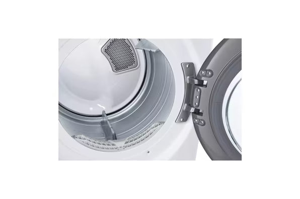 LG 7.4 cu. ft. Front Load Electric Dryer with TurboSteam and Sensor Dry Technology in White 31132SD111 - DLEX4000W - Scratch & Dent (Minor)