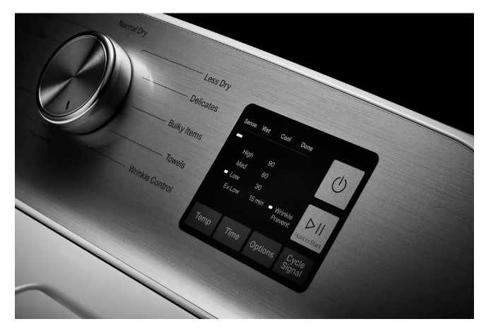 Pictures of Maytag 7.0 cu ft Electric Dryer with Moisture Sensing and Quick Dry Cycle MED6200KW - Scratch & Dent (Minor) - Neu Appliance Outlet - Discount Appliance Outlet in Austin, Tx