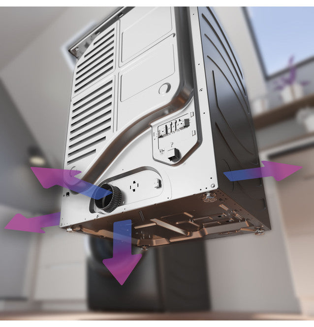 Pictures of GE Profile Smart Front Load Electric 7.8 Cu. Ft. Capacity Dryer with Steam and Sanitize Cycle PFD87ESPVRS - New in Box - Neu Appliance Outlet - Discount Appliance Outlet in Austin, Tx