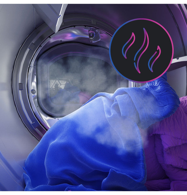 Pictures of GE Profile Smart Front Load Electric 7.8 Cu. Ft. Capacity Dryer with Steam and Sanitize Cycle PFD87ESPVRS - New in Box - Neu Appliance Outlet - Discount Appliance Outlet in Austin, Tx