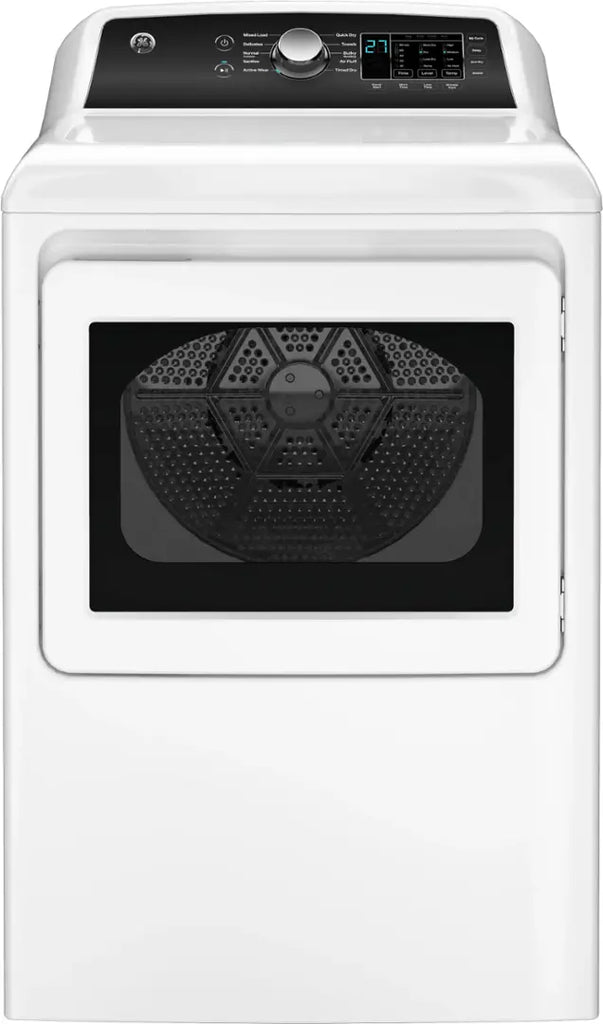 GE 4.5 cu. ft. Capacity Washer with Water Level Control GTW585BSVWS - New in Box and GE Electric 7.4 Cu. Ft. Front Load Dryer with Sensor Dry in White GTD58EBSVWS - Open Box