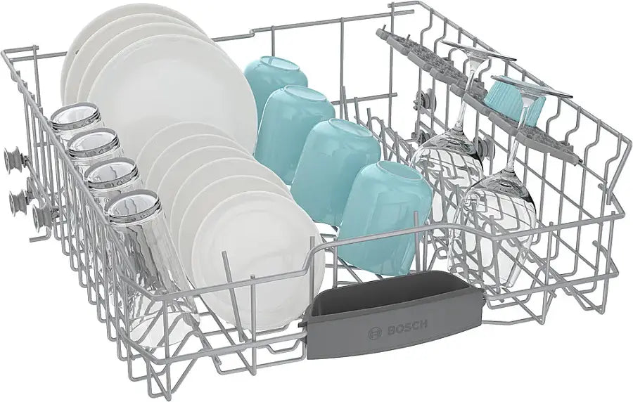 Pictures of Bosch 100 Series 24" Front Control Smart Built-In Hybrid Stainless Steel Tub Dishwasher with 50dBA in Black SHE3AEM6N - Open Box - Neu Appliance Outlet - Discount Appliance Outlet in Austin, Tx