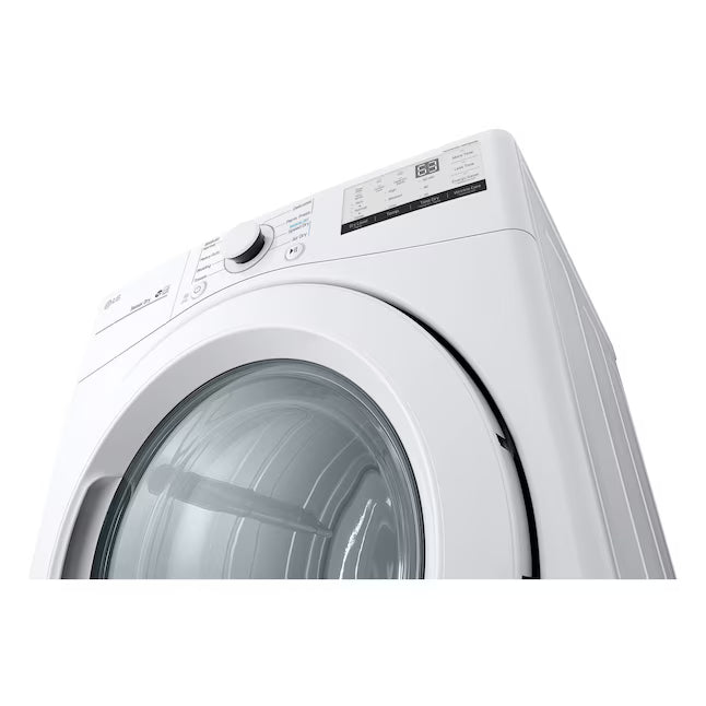 LG Ultra Large Capacity Front Load 4.5 Cu. Ft. Washer in White with ColdWash Technology WM3400CW - Scratch & Dent (Minor) and LG 7.4 cu. ft. Large Capacity Electric Dryer in White 16264 - DLE3400W - Scratch & Dent (Minor)