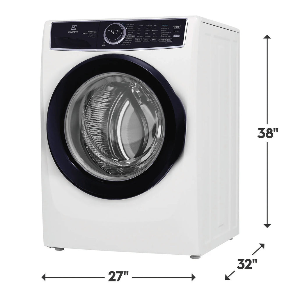 Pictures of Electrolux 4.5 Cu. Ft. Front Load Perfect Steam™ Washer with LuxCare® Plus Wash and SmartBoost® ELFW7626BW - Open Box - Neu Appliance Outlet - Discount Appliance Outlet in Austin, Tx