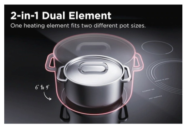 Frigidaire Electric Range with Five Cooktop Element, Air Fry and Self Cleaning 22142774 - FCRE3083AS - Open Box