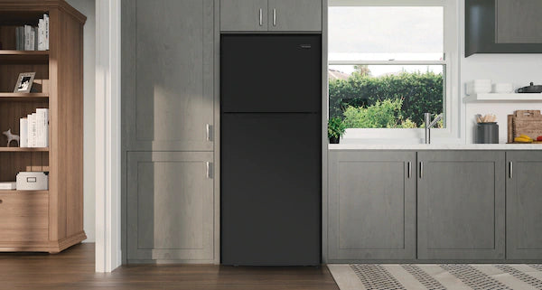 Pictures of Black Frigidaire 28 inch wide 18 cu. ft. ENERGY STAR Top Freezer Refrigerator - New - Neu Appliance Outlet - Discount Appliance Outlet in Austin, Tx