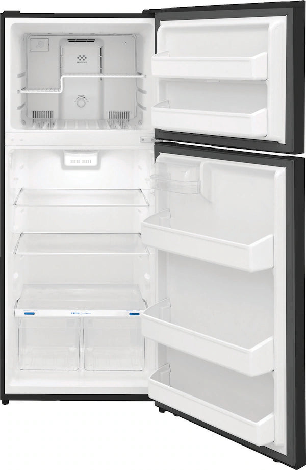 Pictures of Black Frigidaire 28 inch wide 18 cu. ft. ENERGY STAR Top Freezer Refrigerator - New - Neu Appliance Outlet - Discount Appliance Outlet in Austin, Tx