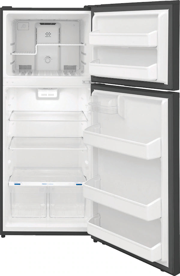 Pictures of Stainless Steel Frigidaire 28 inch wide 18 cu. ft. ENERGY STAR Top Freezer Refrigerator FFHT1822UV - New - Neu Appliance Outlet - Discount Appliance Outlet in Austin, Tx