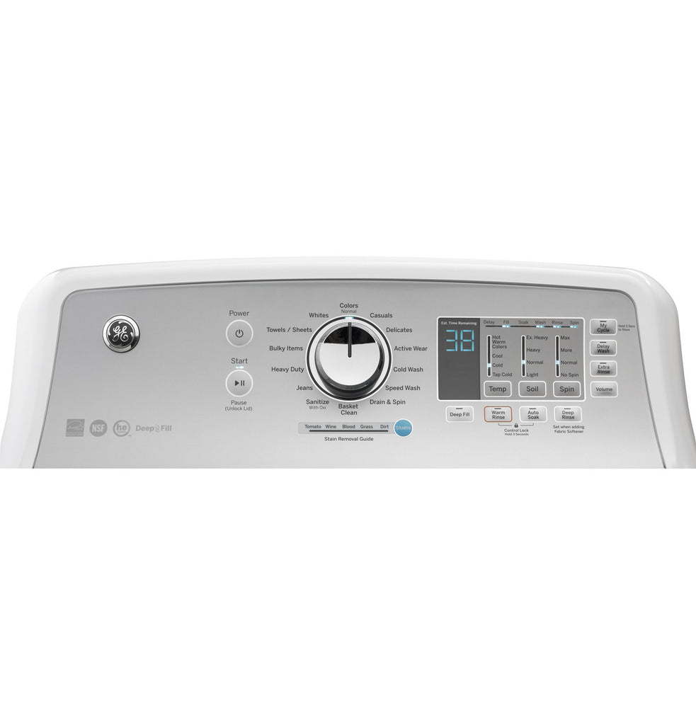 Pictures of GE ENERGY STAR® 4.5 cu. ft. Capacity Washer with Stainless Steel Basket GTW685BSLWS - Certified Refurbished - Neu Appliance Outlet - Discount Appliance Outlet in Austin, Tx