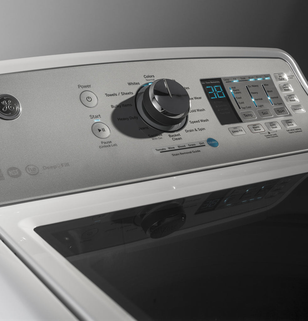 Pictures of GE ENERGY STAR® 4.5 cu. ft. Capacity Washer with Stainless Steel Basket GTW685BSLWS - Certified Refurbished - Neu Appliance Outlet - Discount Appliance Outlet in Austin, Tx