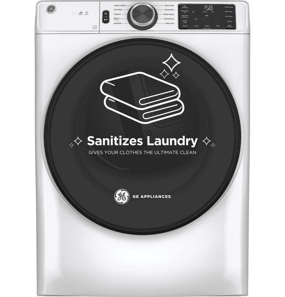 Pictures of GE ENERGY STAR 7.8 cu. ft. Smart Frontload Electric Dryer with Sensor Dry GFD55ESSNWW - New in Box - Neu Appliance Outlet - Discount Appliance Outlet in Austin, Tx