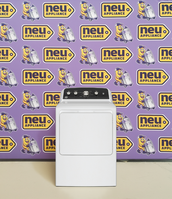 GE® 7.2 cu. ft. Capacity Gas Dryer with Up To 120 ft. Venting and Extended Tumble GE9904 - GTD48GASWWB - New in Box