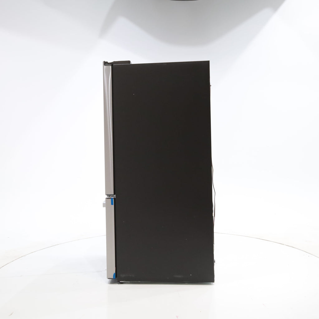 GE 33" Wide Stainless Steel ENERGY STAR 24.7 Cu. Ft. French-Door Refrigerator with Ice Maker and Water Dispenser GE9843 - GNE25JYKFS - New in Box