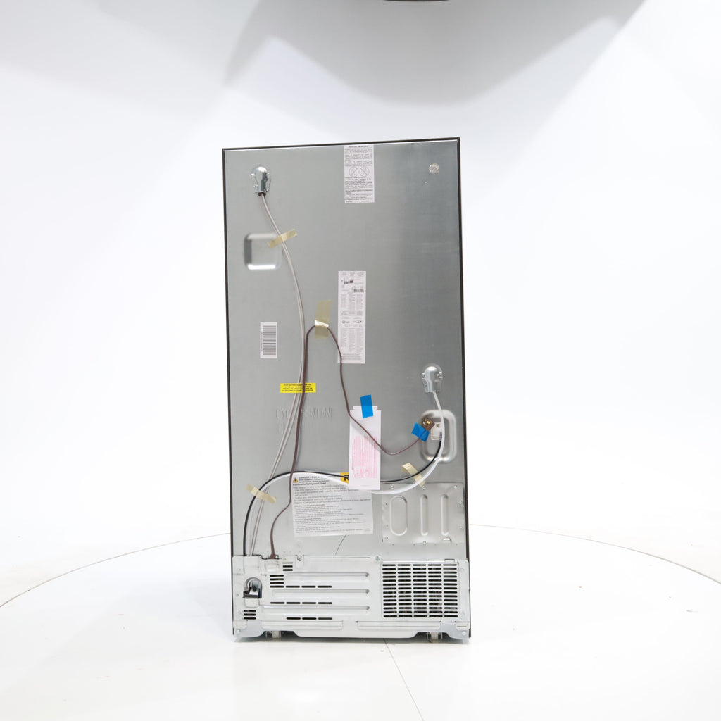 GE 33" Wide Stainless Steel ENERGY STAR 24.7 Cu. Ft. French-Door Refrigerator with Ice Maker and Water Dispenser GE9843 - GNE25JYKFS - New in Box