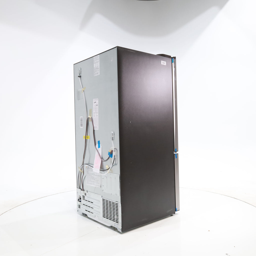 GE 33" Wide Stainless Steel ENERGY STAR 24.7 Cu. Ft. French-Door Refrigerator with Ice Maker and Water Dispenser GE9843 - GNE25JYKFS - New in Box