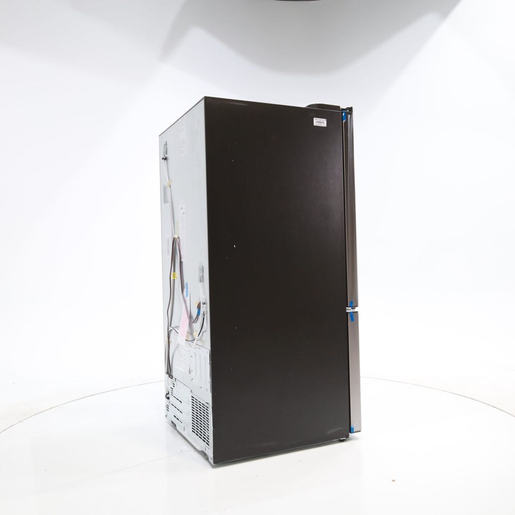 GE 33" Wide Stainless Steel ENERGY STAR 24.7 Cu. Ft. French-Door Refrigerator with Ice Maker and Water Dispenser GE9843 - GNE25JYKFS - New in Box