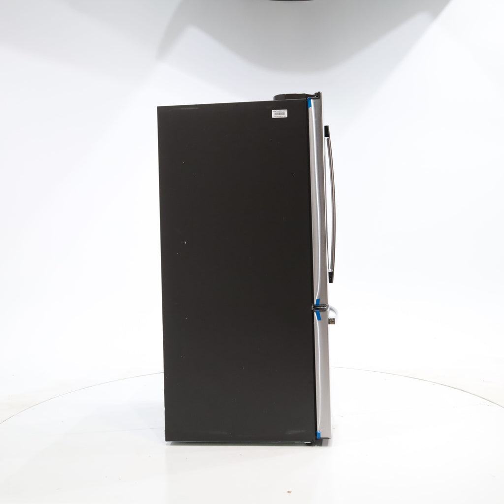 GE 33" Wide Stainless Steel ENERGY STAR 24.7 Cu. Ft. French-Door Refrigerator with Ice Maker and Water Dispenser GE9843 - GNE25JYKFS - New in Box